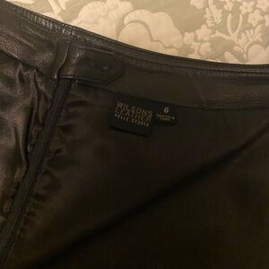 Vintage Wilson Leather skirt